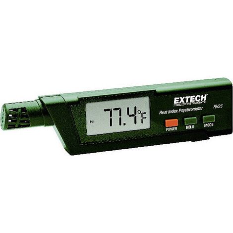 [NEUWERTIG] B-Ware Extech Luftfeuchtemessgerät Hygrometer Rh25 0% R F 99% R F Wärmeindex Psychrometer