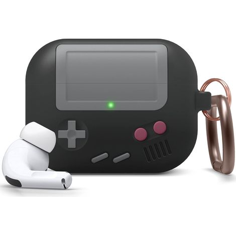 Coque De Protection Pour Airpods Pro - Design Console De Jeu Rétro - Compatible Charge Sans Fil - Silicone Antichoc - 1 Pièce (1/5)