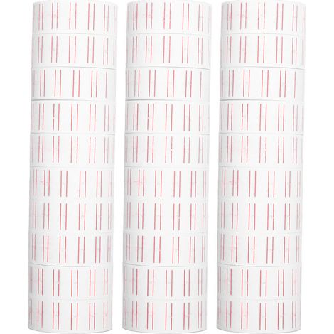 Preisetiketten 30 Rollen (15000 Etiketten) für MX5500 Etikettiergerät, Format 21x12mm, einreihiges Klebepapier. (1/5)