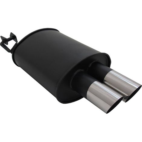 Silencieux Echappement BMW Serie 5 E39 Berline 96-03 - 2x76mm MS-27672672