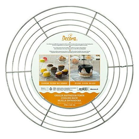 Grille de refroidissement et de glaçage pour gâteaux DECORA 32 cm
