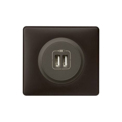 Legrand - Cu00e9liane 2024 - Double prise chargeur USB - Type C - Noir - COMPLET - Ru00e9f : 080251 + CM0154 + CB0154 + CP0101 (1/4)