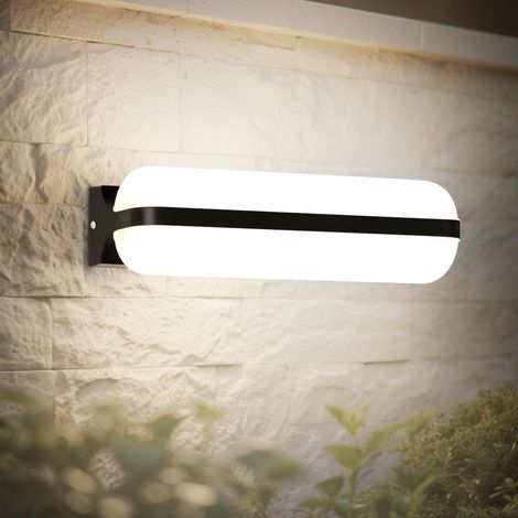 LED Applique Murale Intérieure/Exterieur 20W 2000LM, Éclairage Par le Haut et Par le Bas Luminaire Extérieur, 4000K IP65 Etanche Lampe Exterieur Murale Applicable Balcon Couloir Cave Jardin WC (1/5)