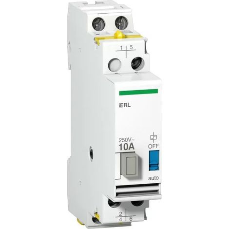Schneider A9E15539 Acti9, iERL extension for iRLI changeover relay 230-240VAC 10A 1F + 1O/F