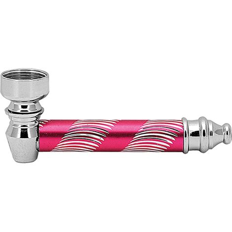 Tubo metallico con filtro, rosa