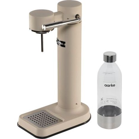 Sodamaschine - Aarke - CARBONATOR 3 SAND - Schlichtes Design - Edelstahl - 2 Jahre Garantie