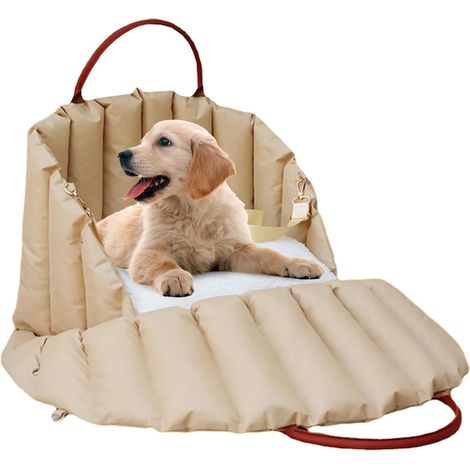 Sièges de voiture pour petits chiens - Crochet de ceinture - Siège auto pour chien - Rehausseur pour chiots et chats - Lit pour chiens, chats, chiots, petits animaux, cage de voyage (1/5)