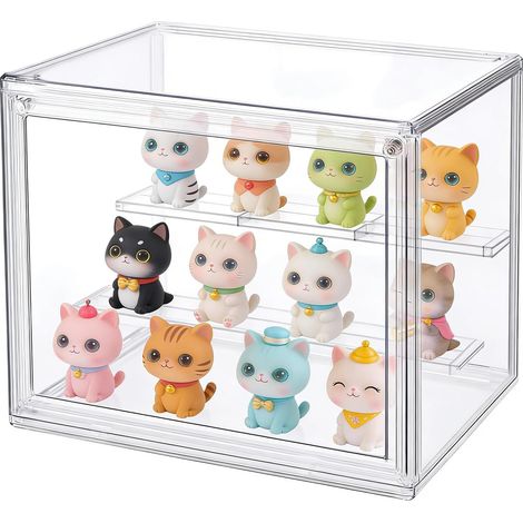 Vitrine Acrylique Transparente avec Porte Magnétique 27×18×22 cm (1/5)