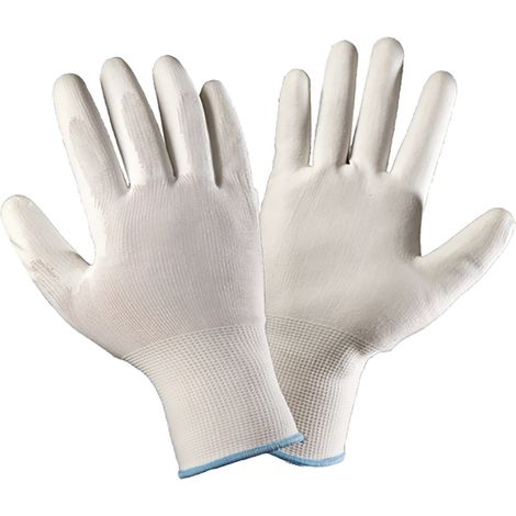 GUANTI IN POLIESTERE/POLIURETANO Tg. 8 (M) - palmo nero
