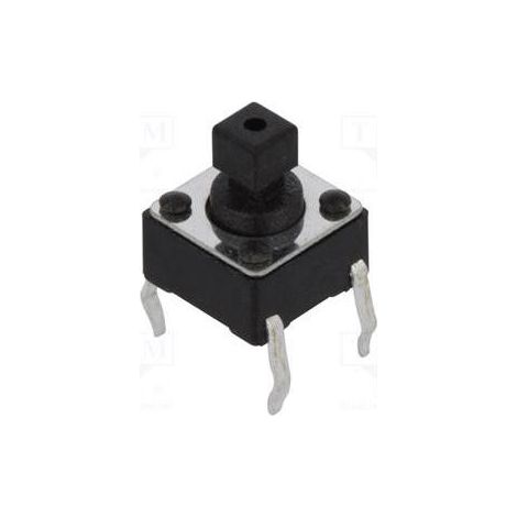 Pulsador Tacto 6x6mm Altura 7mm Abierto Reposo Off-(on) Tacts-67r-f