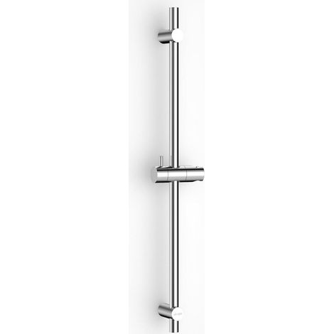 Barre de douche 70cm en acier inoxydable, support réglable 360° chromé (1/5)