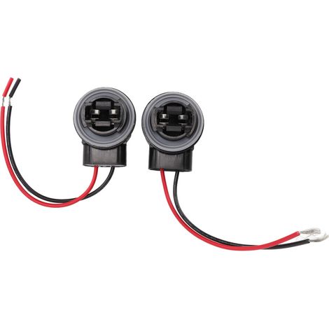 Adecuado para portalámparas de intermitentes con junta de goma en forma de anillo, compatible con bombillas de marcha atrás, resistente al agua y al polvo, de fácil instalación (plug and play), repues