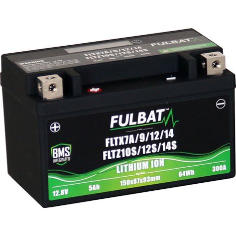 Acumulador de litio fulbat FUL - FLTX7A/FLTX9A/FLTX12A/FLTX14A - FLTZ10S/FLTZ12S/FLTZ14S / LTX7A/LTX9A/LTX12A/LTX14A - LTZ10S/LTZ (1/2)