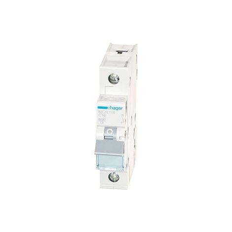 Hager MCN116 Disjoncteur 16 A Blanc Type C (1/3)