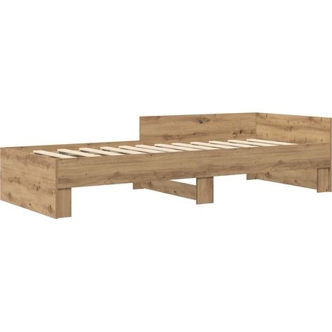 Maison Exclusive - Struttura letto con testata Rovere Artigianale 80 x 200 cm (1/5)