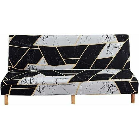 Clip-on Armless Sofa Cover, Elastic Stretch Sofa Cover, Sofa Bed Cover, Armless Sofa Cover (Time and Space) (1/4)