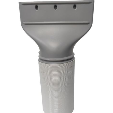 Adaptateur plat pour tuyau d'évacuation de climatisation - 130 mm - Pour fenêtres, accessoires pour climatisation mobile, extraction, sèche-linge, voiture (1/5)