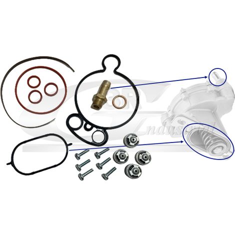 3RG 74704 KIT REPARACIÓN BOMBA VACÃÂO (19 PCS)