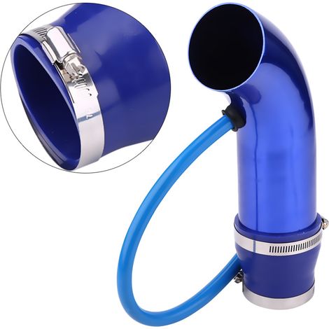 Universeller 76-mm-/3-Zoll-Kaltluftansaugschlauch für Pkw, Komplettset mit Filter, blauem Schlauchsystem, Performance-Autoteil (1/5)
