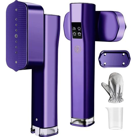 Portable Garment Steamer with 15 Seconds Quick Heating 2 in 1 for Travel and Home (1/5)