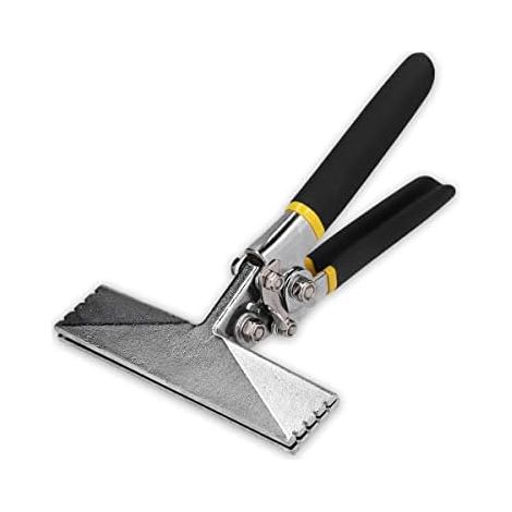 CSPARKV Sheet Bending Pliers, Crimping Edging Pliers with Non-Slip Handles Sheet Metal Tools for Bending Beveled Sheets 8 Inch