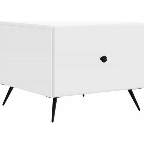 Couchtisch mit Schubladen Weiß 49 x 50 x 40 cm Holzwerkstoff vidaXL