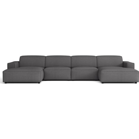 Selsey Sellmo - Wohnlandschaft , Dunkelgrau, 368 cm (1/5)