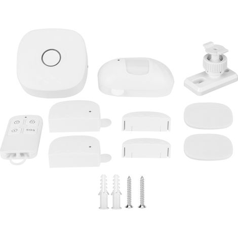 Capteur de Porte Intelligent WIFI sans Fil, Détecteur d'Ouverture Porte pour Sécurité Maison, Alarme Connectée, Compatible 100-240V UE (1/5)