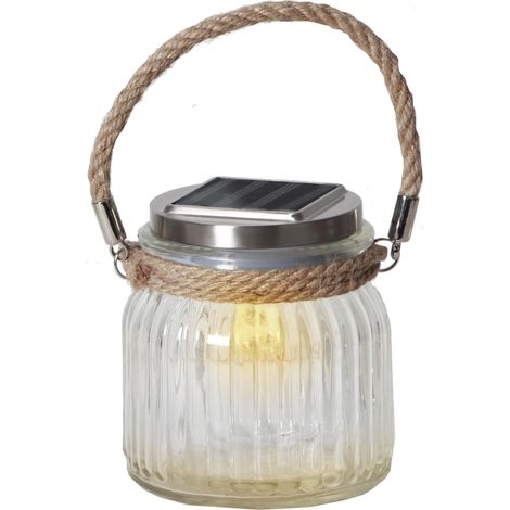 Décoration de table solaire Star Trading, lampe de table Jamjar Outdoor (1/5)