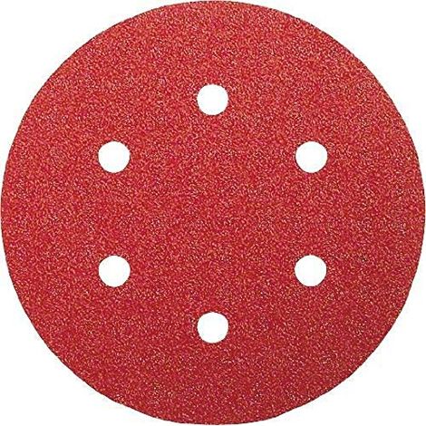 BOSCH - 5 FOGLI PER LEVIGATRICE ROTO-ORBITALE 150MM GRANA 40 8 FORI (1/3)