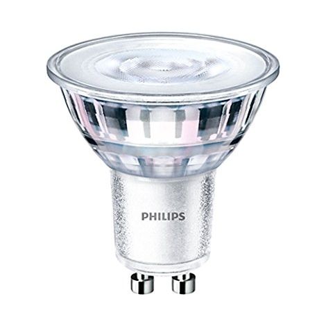 Philips – Ampoule LED GU10 4.6-50W 370lm 830 – Remplace les halogènes 230V – Faible consommation d'énergie – Durée de vie 15 000 heures