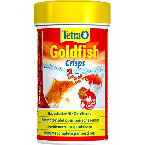 Goldfish Crisps 20g - 100ml Aliment complet pour les poissons rouge - Tetra (1/4)