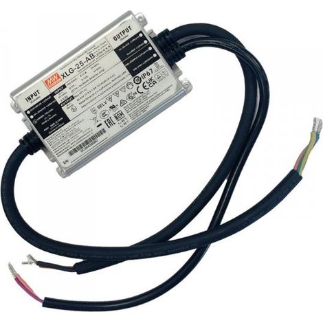MW MEAN WELL XLG-25-AB Led Driver Corrente Costante 700mA 22-54V 25W IP67 Dimmerabile 3 In 1