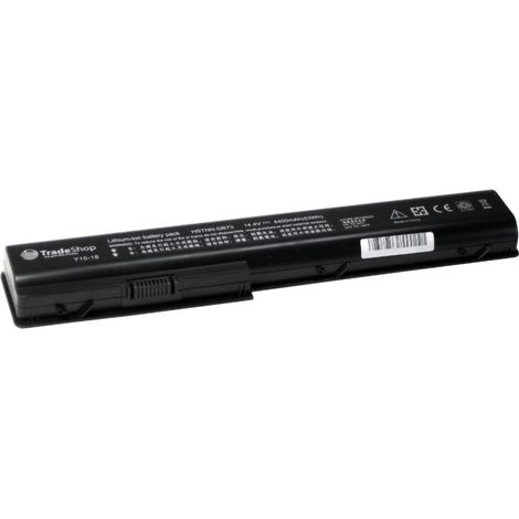 Trade-Shop Premium Li-Ion Akku 4400mAh 14,4V/14,8V für Hewlett Packard HP Pavilion DV7T DV7T1000 DV7Z DV7Z1000 DV7CT DV8 ersetzt HSTNN-IB75 HSTNN-OB75