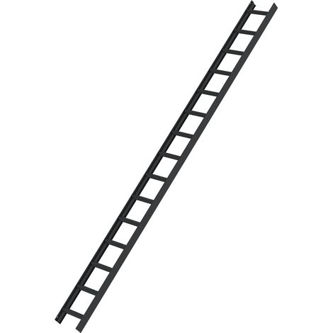 MUNK Aluminium Dachleiter 15 Sprossen anthrazitgrau