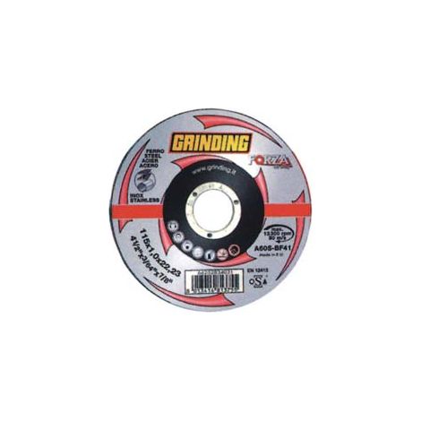 DISCHI DA TAGLIO SOTTILE CENTRO PIANO PER FERRO/INOX FORZA Ø MM.230- - ø mm.230x1,9 foro 22,2 da taglio per ferro/inox - 25 pezzi GRINDING