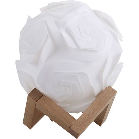 Nachtlampe - LED-Licht Kreatives Nachtlicht DIY USB Kleine Schreibtischlampe mit Holzständer
