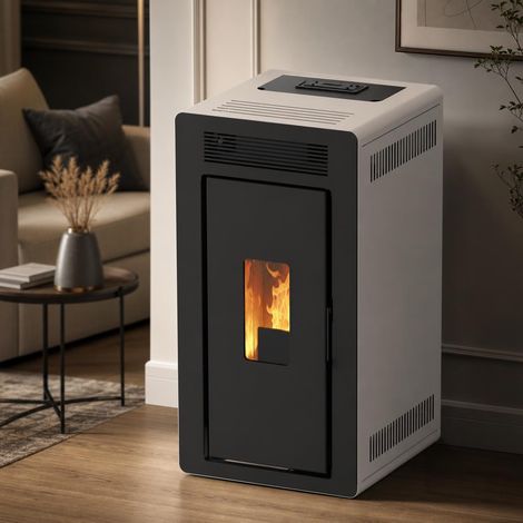 Hidroestufa Loki 24 kW Muspel tolva de 40 kg, turbuladores autolimpiables, Programable (1/5)