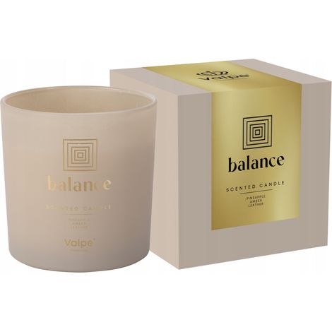 Candela profumata BALANCE da 40 ore in vetro satinato (1/2)