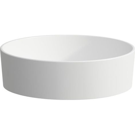 Vasque pour lavabo KARTELL 420 x 420 x 135 mm, sans trop-plein, sans blanc mat LAUFEN