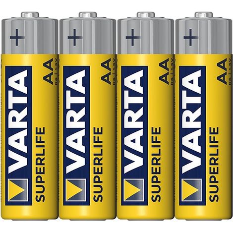 Varta Superlife batterie AA 4 pezzi in pellicola