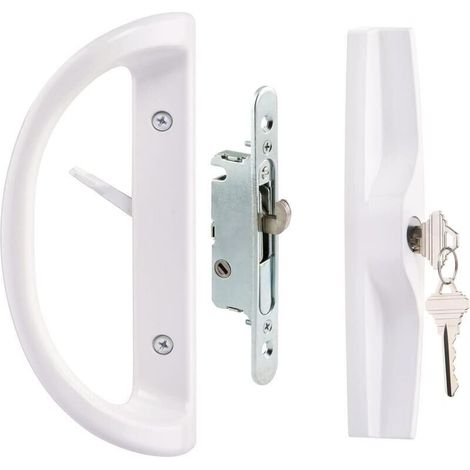 Fenêtre coulissante en aluminium avec serrure à poignée coulissante (1/5)