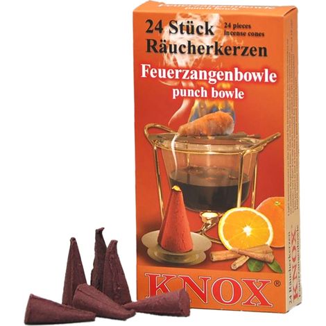 Knox Räucherkerzen - Feuerzangenbowle 24 Stück Räucherwaren