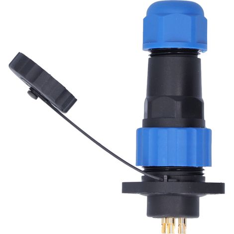 IP68 Wasserdichter Steckerflansch für Luftfahrt-Stromanschlüsse, Industrieadapter AC380V SP203 Pin (380V 25A) (1/5)