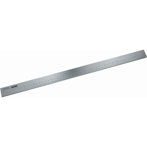 REGLA RIGIDA DE ACERO MILIMETRADA DIN 866/A 1.000x40x8 - ACHA