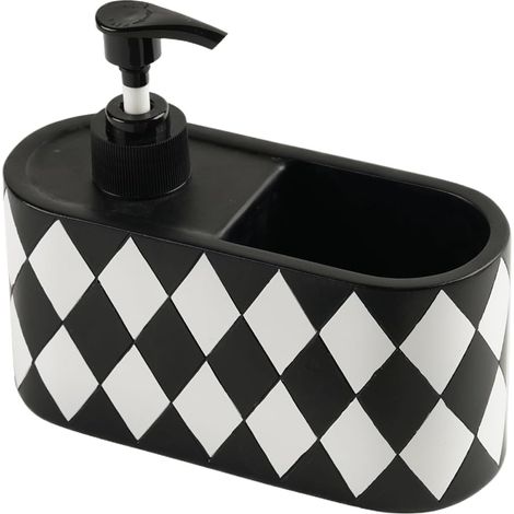 Distributeur de savon liquide 2 en 1 pour salle de bain, monté sur-AquaForge (1/5)