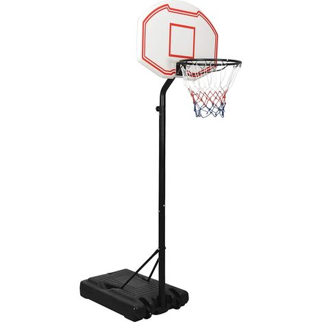 Basketballständer Weiß 237-307 cm Polyethylen