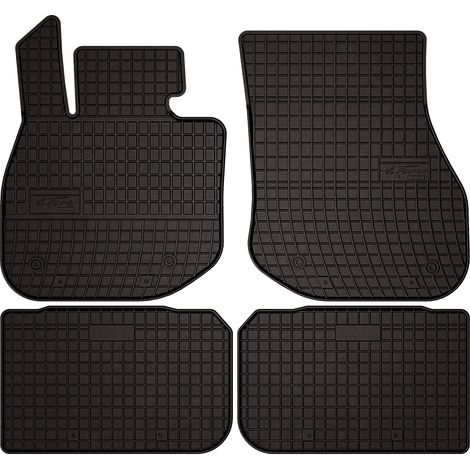Tapis de sol en caoutchouc pour : BMW iX1 crossover (2022-) - noirs, sur mesure (1/5)