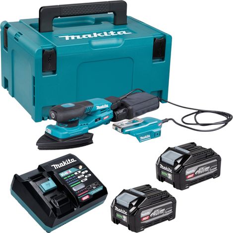 Levigatrice a delta a batteria Makita BO 006 CGU201 40 V max. 100 x 150 mm, corsa 3,0 mm, brushless + 2 batterie da 4,0 Ah + caricabatterie + Makpac (1/5)