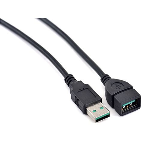 High current 6A USB 2.0 extension cable, ultra fast charging, flash charging, male to female, data charging extension cable, 1 meter long. (1/5)